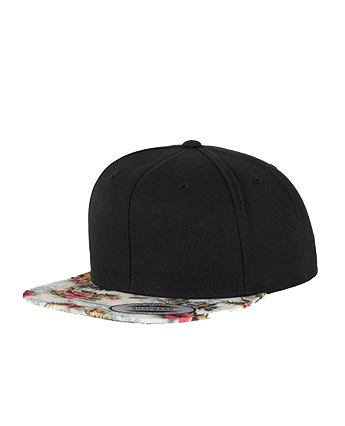 Czapka z płaskim graficznym daszkiem FLEXFIT® Snapback Floral