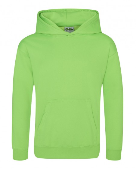 Jaskrawa bluza z kapturem JUST HOODS® Electric dla dziecka