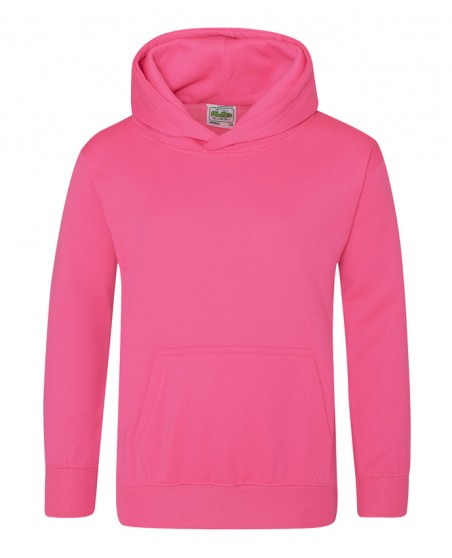 Jaskrawa bluza z kapturem JUST HOODS® Electric dla dziecka