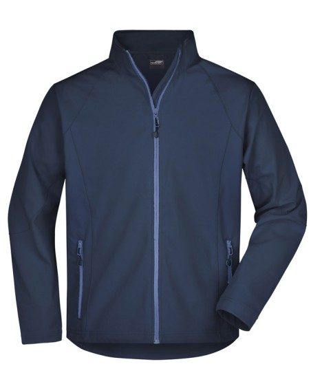 Oddychający softshell James-Nicholson® z membraną PU dla pana