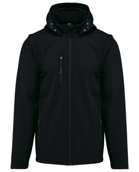 Techniczny softshell Kariban® z odpinanymi rękawami unisex