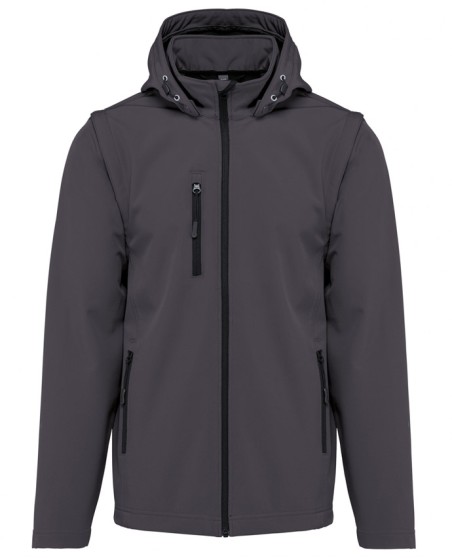 Techniczny softshell Kariban® z odpinanymi rękawami unisex