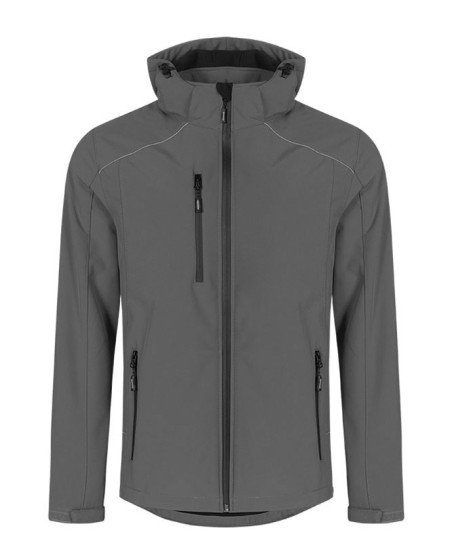 Techniczny zimowy softshell Promodoro® z kapturem dla pana