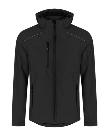 Techniczny softshell Promodoro® z kapturem dla pana (rozmiary 3XL-5XL)