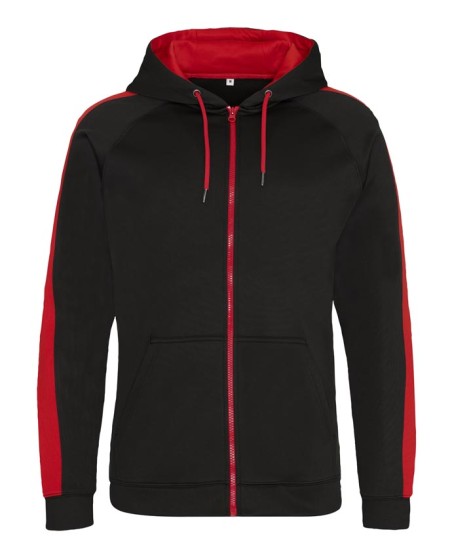 Szybkoschnąca kontrastowa bluza sportowa Just Hoods® unisex