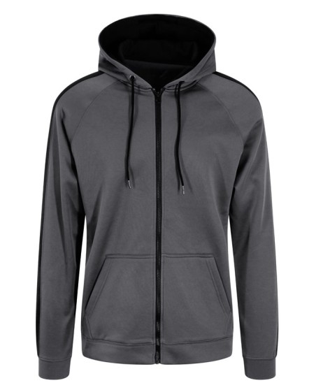 Szybkoschnąca kontrastowa bluza sportowa Just Hoods® unisex