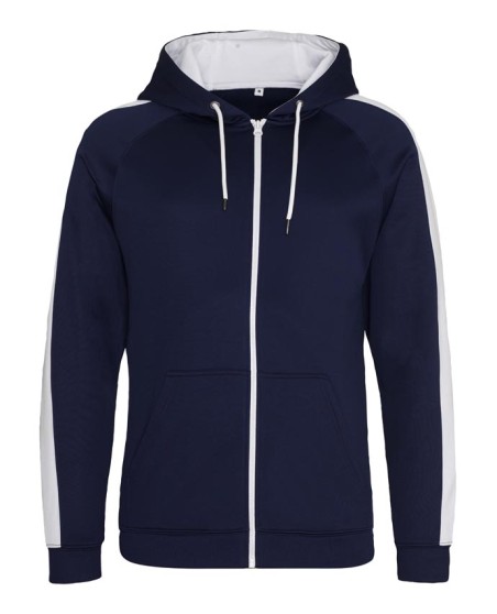 Szybkoschnąca kontrastowa bluza sportowa Just Hoods® unisex