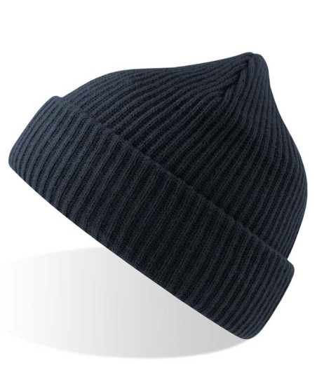 Żebrowana czapka beanie Atlantis® Bill-S z podszewką z polaru
