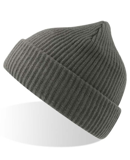 Żebrowana czapka beanie Atlantis® Bill-S z podszewką z polaru