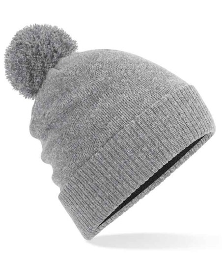 Czapka z pomponem Beechfield® Snowstar® ocieplona polarem
