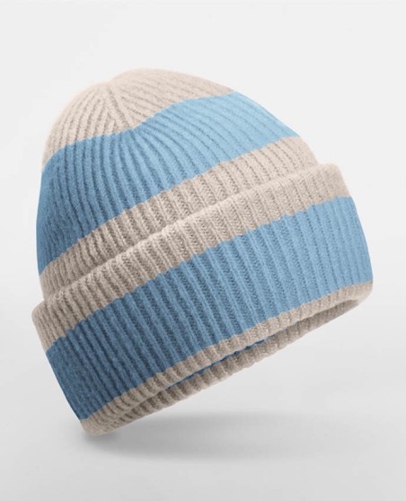 Elastyczna czapka beanie Beechfield® w szerokie pasy