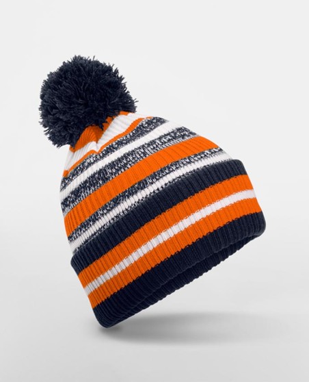 Dwuwarstwowa czapka z pomponem Beechfield® ocieplona polarem