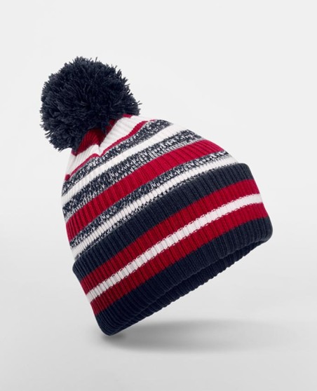 Dwuwarstwowa czapka z pomponem Beechfield® ocieplona polarem
