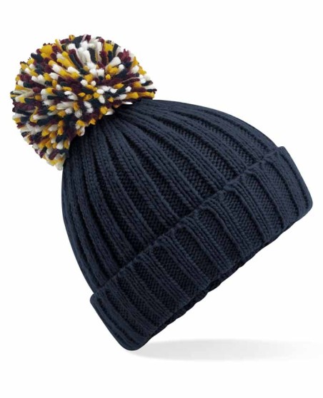 Czapka z pomponem Beechfield® Hygge ocieplona kożuchem