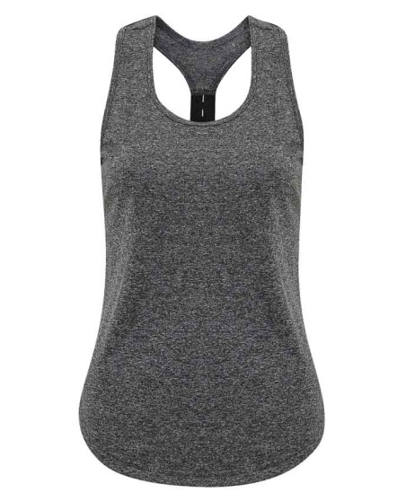 Sportowy halter top z 1 szelką TRIDRI® dla pani