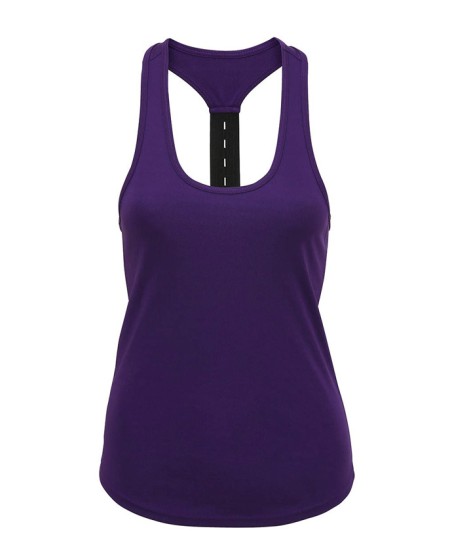 Sportowy halter top z 1 szelką TRIDRI® dla pani