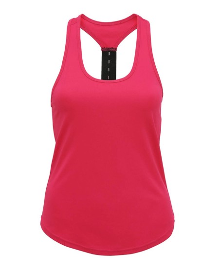 Sportowy halter top z 1 szelką TRIDRI® dla pani