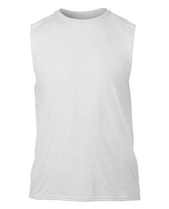 Antybakteryjna szybkoschnąca koszulka bez rękawów GILDAN® dla pana