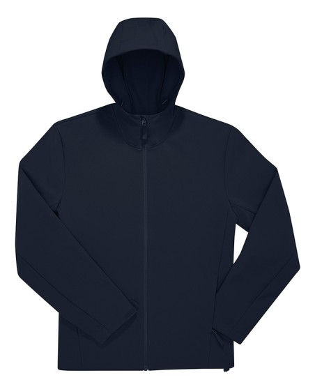 Techniczny 3-warstwowy softshell z recyklingu B&C® Reset z kapturem unisex