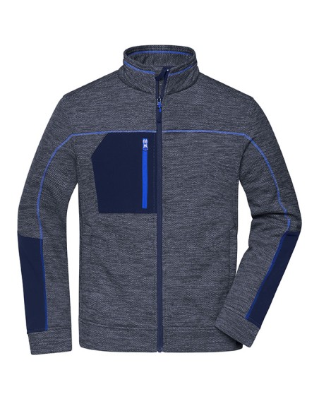 Melanżowy polar z kontrastem James-Nicholson® dla pana