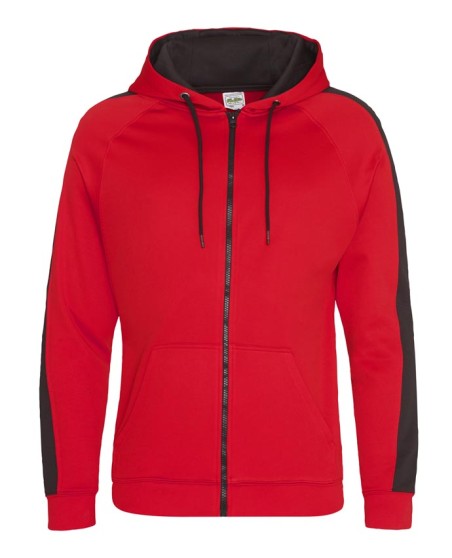 Szybkoschnąca kontrastowa bluza sportowa Just Hoods® unisex Szybkoschnąca kontrastowa bluza sportowa Just Hoods® unisex